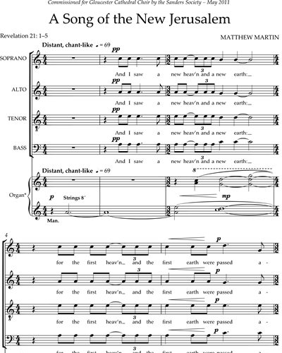 A Song of the New Jerusalem — Matthew Martin