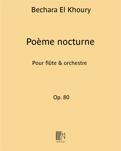 Poème nocturne, op. 80 — Bechara El Khoury