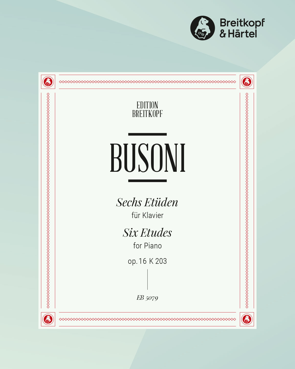 Six Etudes, op. 16, BV 203 — 布索尼
