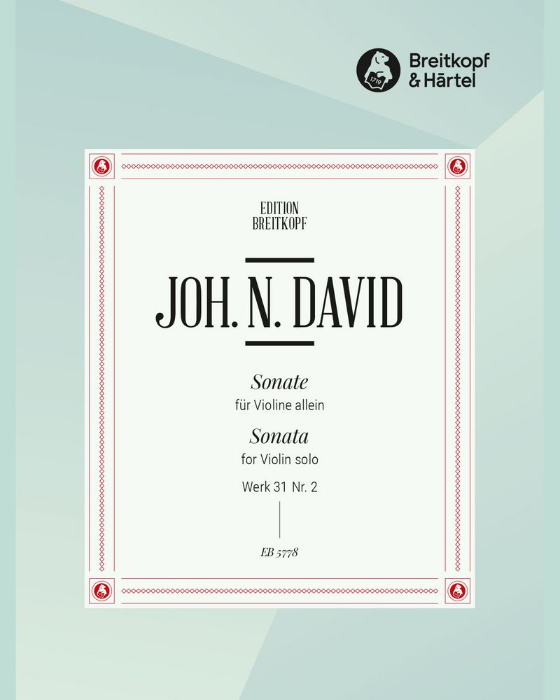 Sonata, Werk 31 No. 2 — Johann Nepomuk David