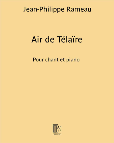 Air de Télaïre (extrait de "Castor et Pollux") — 拉莫