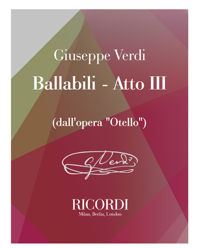 Ballabili - Atto III (from 'Otello') — 威尔第