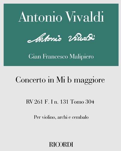 Concerto in E-flat major, RV 261, F. I n. 131, Tomo 304 — 维瓦尔第