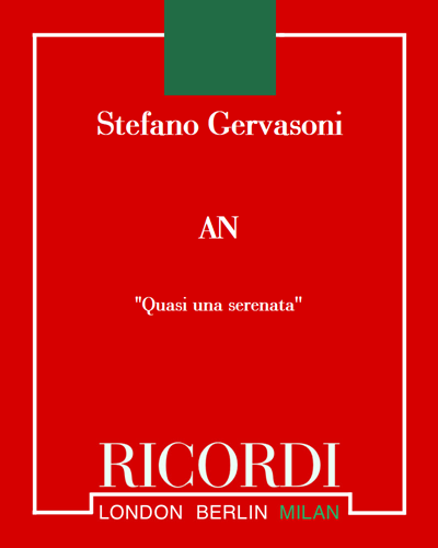 An 'quasi una serenata' — Stefano Gervasoni