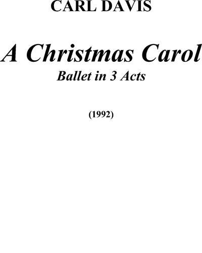 A Christmas Carol — Carl Davis