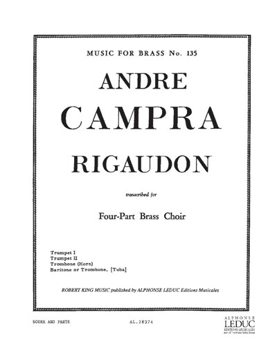 Rigaudon — André Campra