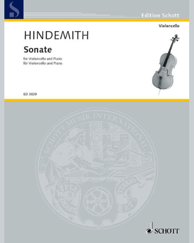 Cello Sonata — 欣德米特