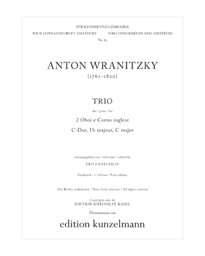 Trio in C major — Antonín Vranický