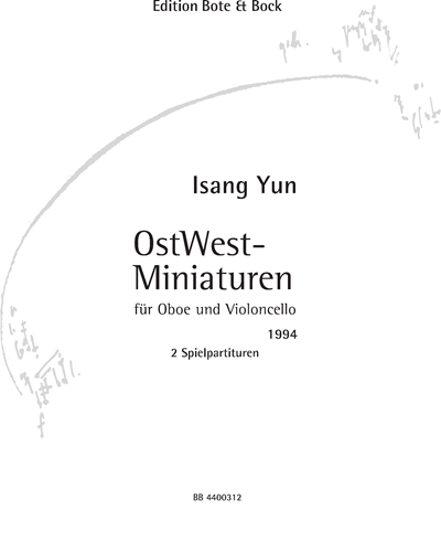 OstWest-Miniaturen — 尹伊桑