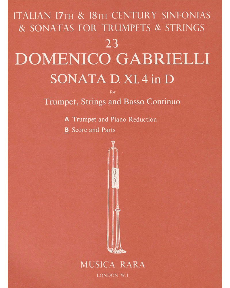 Sonata in D, D. XI. 4 — Domenico Gabrielli