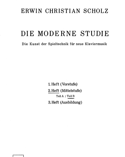 Modern Studies, Vol. 2, Part B — Erwin Christian Scholz
