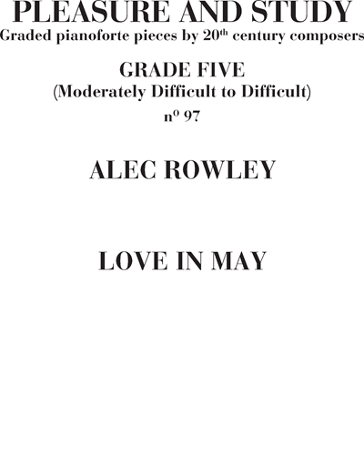 Love in May (Pleasure and Study) — Alec Rowley