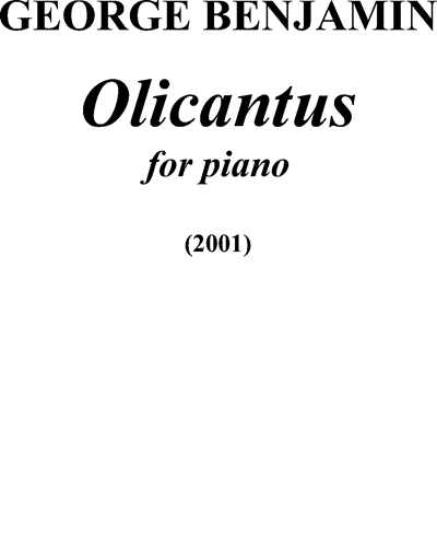 Olicantus — 乔治·本杰明