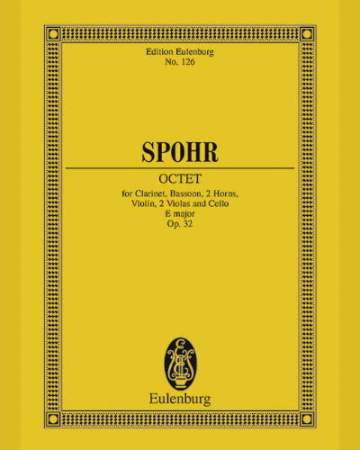 Octet in E major, op. 32 — 施波尔