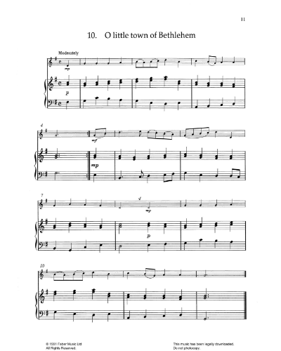 O Little Town of Bethlehem — Lewis Redner