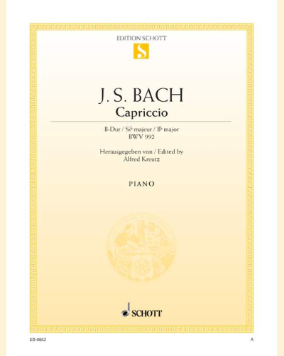 Capriccio B-flat major — Johann Sebastian Bach