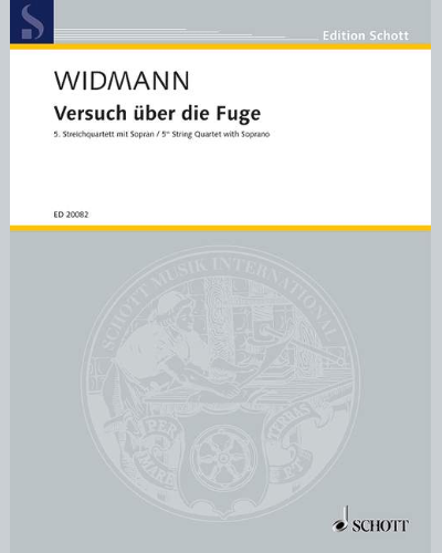 Versuch über die Fuge — 约尔格·维德曼
