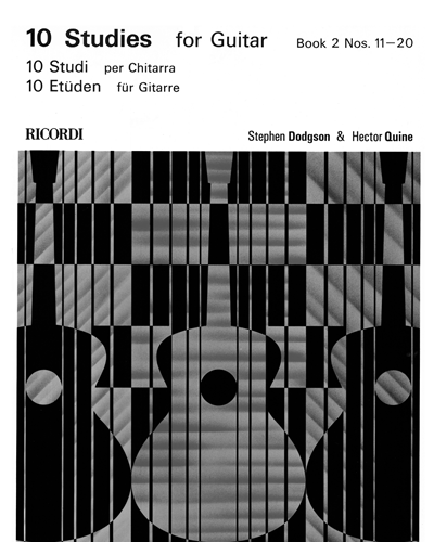 Ten Studies for Guitar, Book 2 — Stephen Dodgson