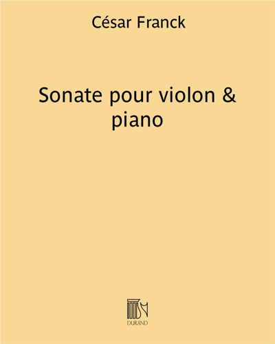 Sonata for Violin and Piano — 弗兰克