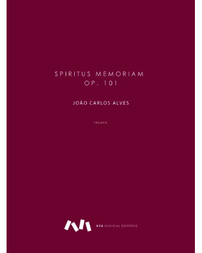 spiritus MEMORIAM, op. 101 — João Carlos M. Alves