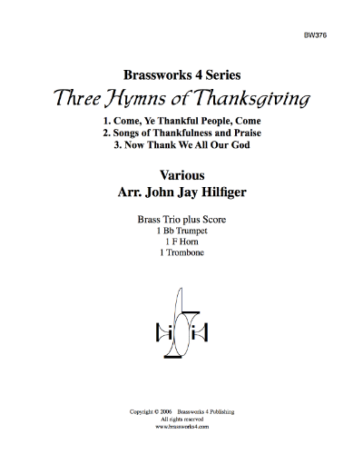 Three Hymns of Thanksgiving — 合集