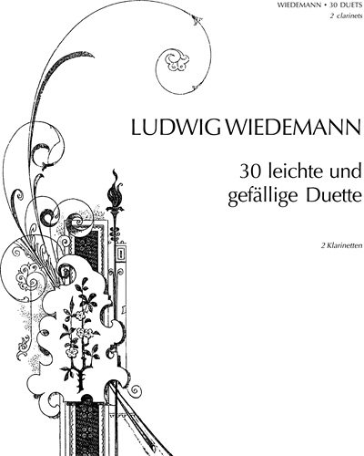 Thirty Easy and Melodious Duets — Ludwig Wiedemann