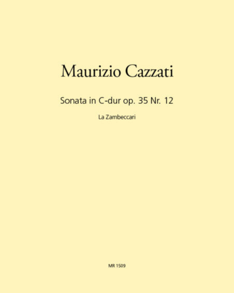 Sonata in C major, op. 35 No. 12 — Maurizio Cazzati