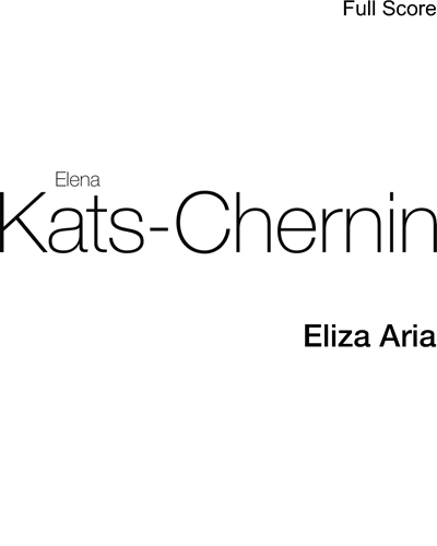 Eliza Aria — Elena Kats-Chernin