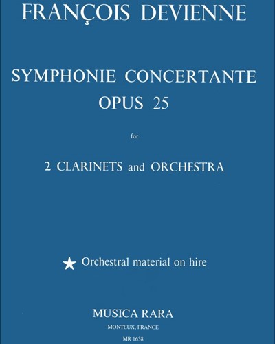 Symphonie Concertante in B-flat major, op. 25 — François Devienne