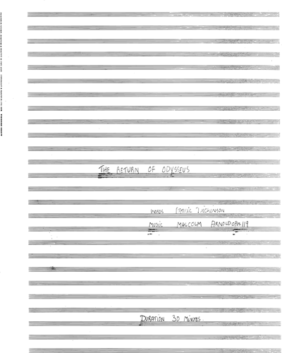 The Return of Odysseus, op. 119 — 马尔科姆·阿诺德
