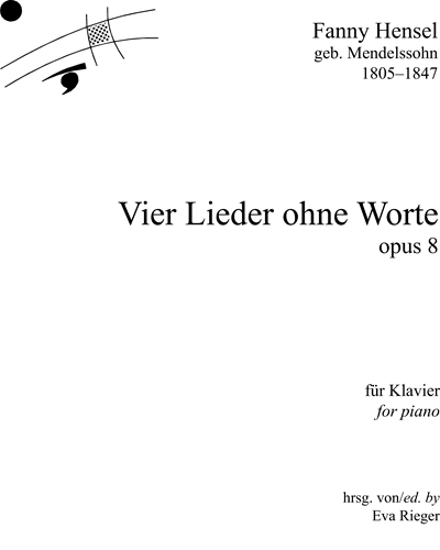Songs without Words, op. 8 — 范妮·门德尔松