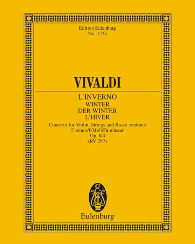 The Four Seasons, op. 8/4 - RV 297 / PV 442 — 维瓦尔第