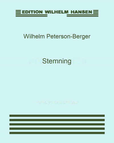 Stemning, op. 11 no. 1 — 威廉·彼得松-贝耶