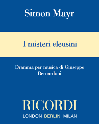 I misteri eleusini — 约翰·西蒙·迈尔