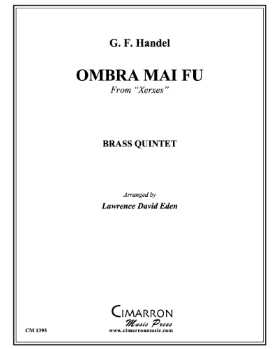 Ombra mai fu (from 'Xerxes') — 亨德尔