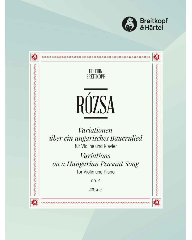 Variations on a Hungarian Peasant Song, op. 4 — 罗饶