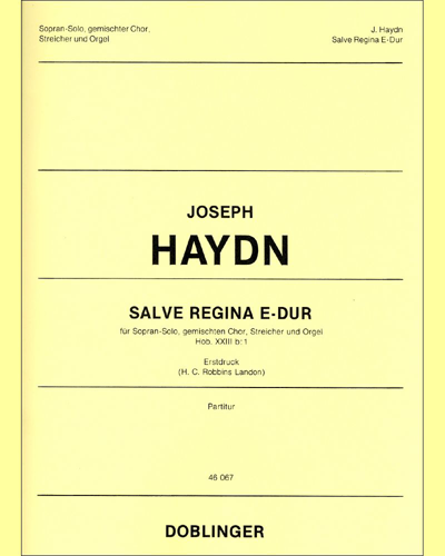 Salve Regina in E major, Hob. XXIII:1 — 海顿
