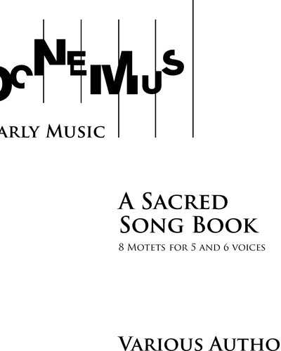 A Sacred Song Book — Clemens non Papa