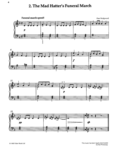 The Mad Hatter's Funeral March — Pam Wedgwood