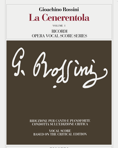 La cenerentola [Critical Edition] — 罗西尼