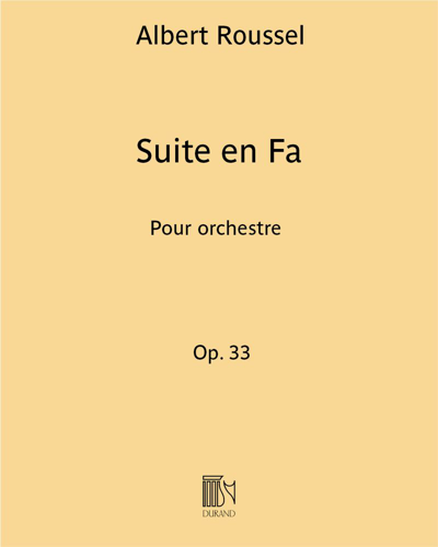 Suite in F, op. 33 — 鲁塞尔