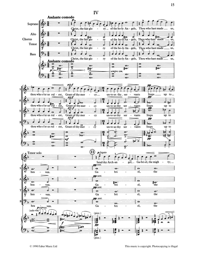 Christ, the fair glory (from 'The Company of Heaven') — 布里顿