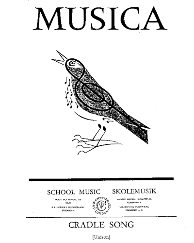Cradle Song, op. 59 No. 5 — 阿连斯基