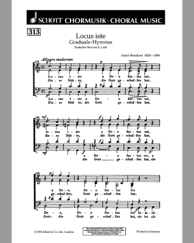 Graduale-Hymnus — Anton Bruckner