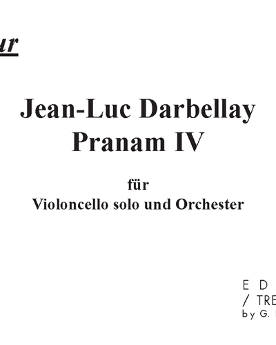 Pranam IV — Jean-Luc Darbellay