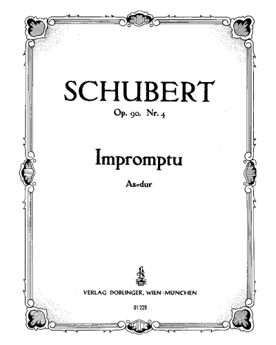 Impromptu in A-flat major, op. 90 No. 4 — Franz Schubert