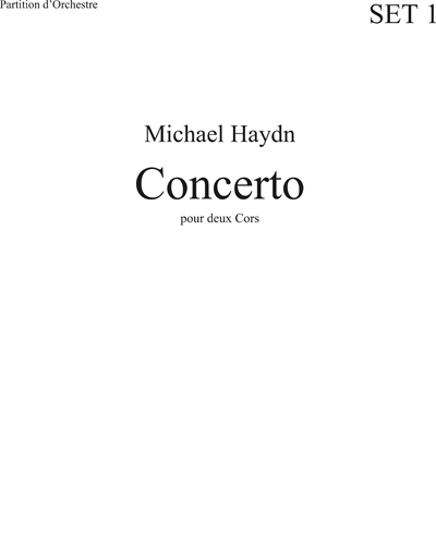 Concerto in E-flat major for 2 Horns, op. 7d:5 — 海顿