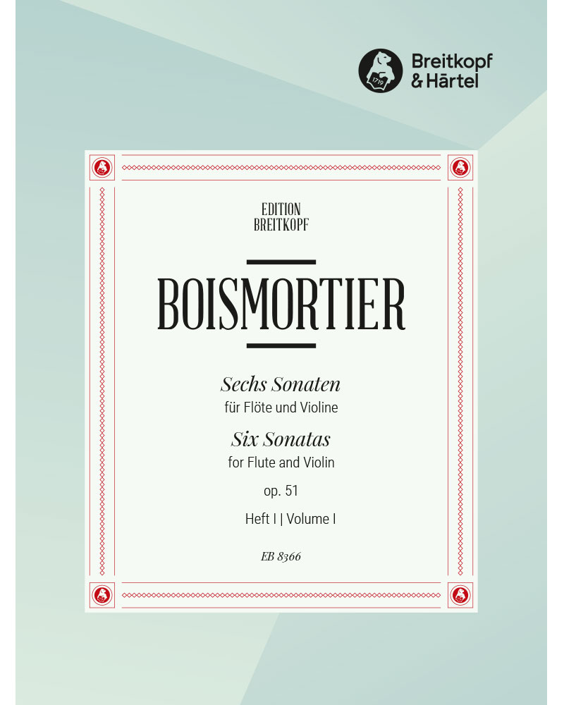 Sonatas Nos. 1–3, op. 51 — Joseph Bodin de Boismortier