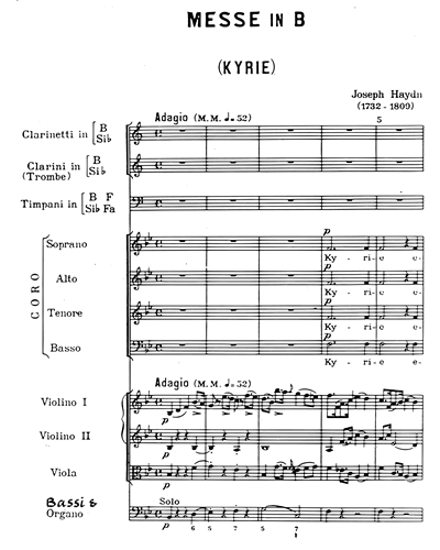 Theresienmesse, op. XXII:12 — Joseph Haydn