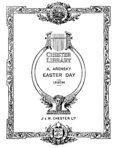 Easter Day, op. 59 No. 6 — 阿连斯基
